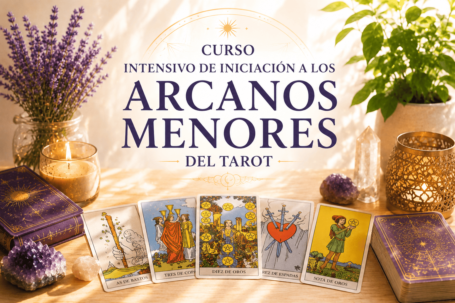 Curso Intensivo de Iniciación a los Arcanos Menores del Tarot en Barcelona y online – EON Formación
