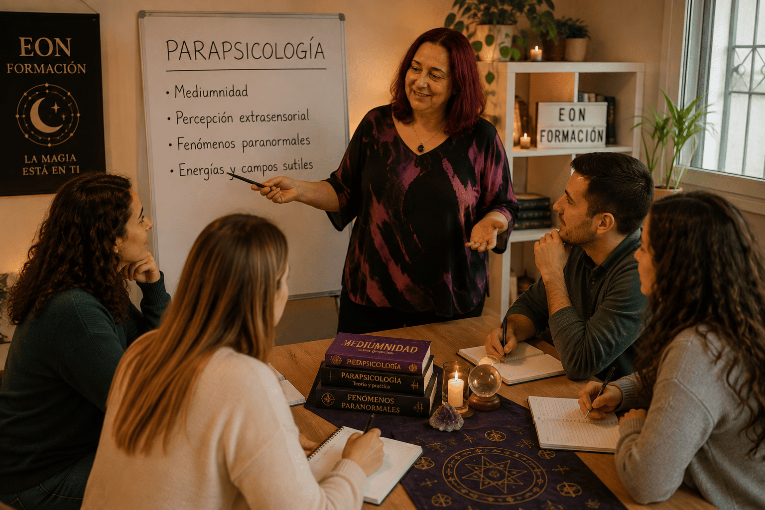 Curso presencial de Parapsicología en Barcelona en EON Formación, Carrer Rocafort 39.
