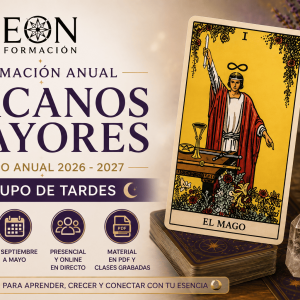 Curso Anual de Arcanos Mayores 2026-2027 · Grupo de Tardes · EON Formación Barcelona