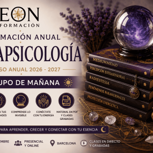 Curso Anual de Parapsicología 2026-2027 · Grupo de Mañana · EON Formación Barcelona