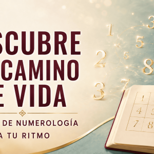 Portada del Taller de Iniciación a la Numerología a tu ritmo para descubrir y calcular el camino de vida