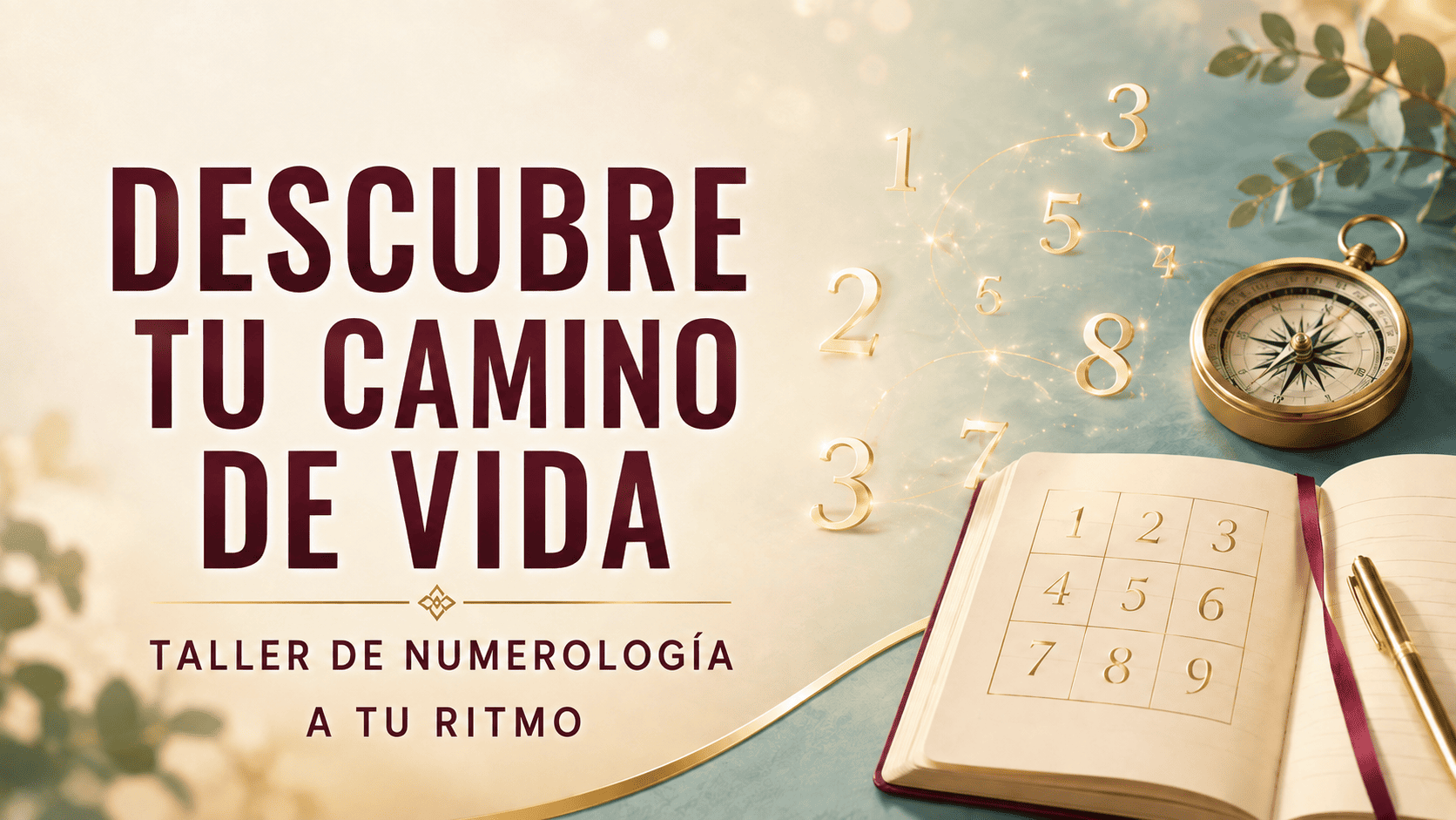 TALLER DE INICIACIÓN A LA NUMEROLOGÍA – DESCUBRE TU CAMINO DE VIDA