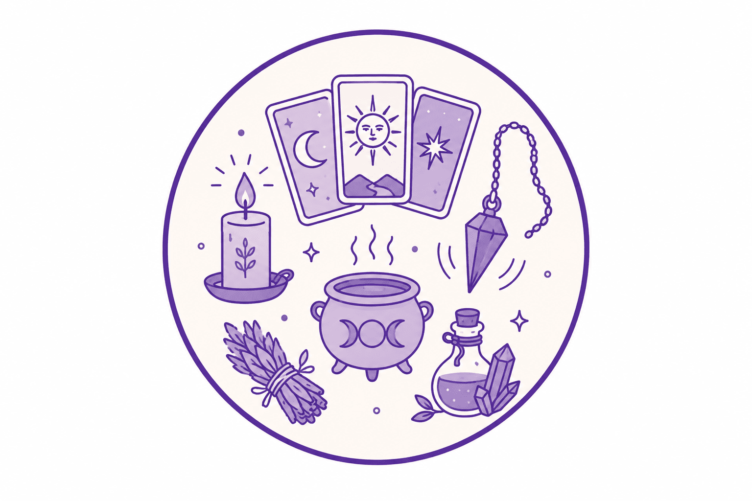 Propuestas diferentes de Tarot, magia, rituales y péndulo en EON Formación Barcelona