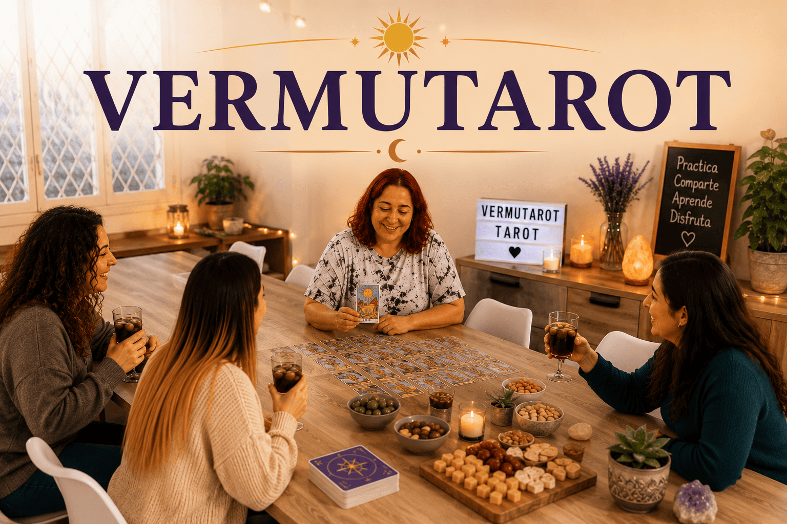 VermuTarot en Barcelona, encuentro presencial de Tarot en EON Formación