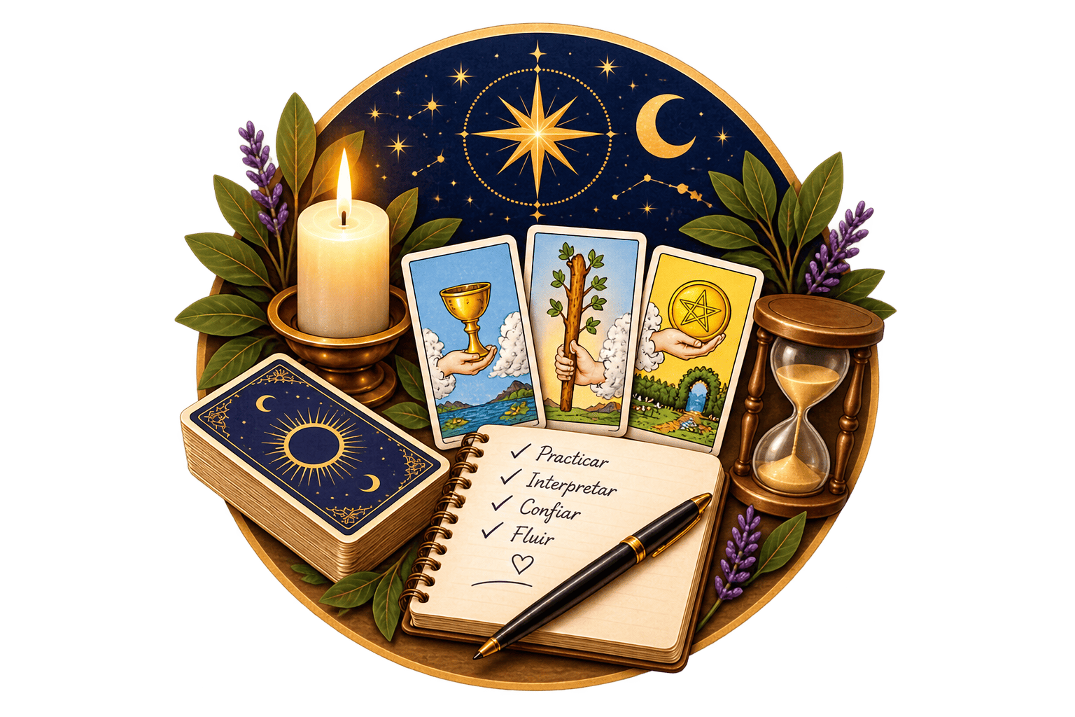 Ganar fluidez y seguridad en las lecturas de Tarot mediante la práctica