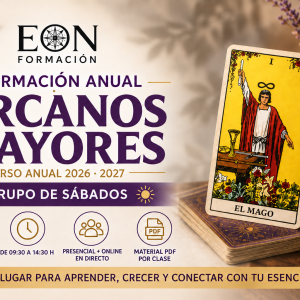 Curso anual de Tarot Arcanos Mayores los sábados en EON Formación Barcelona