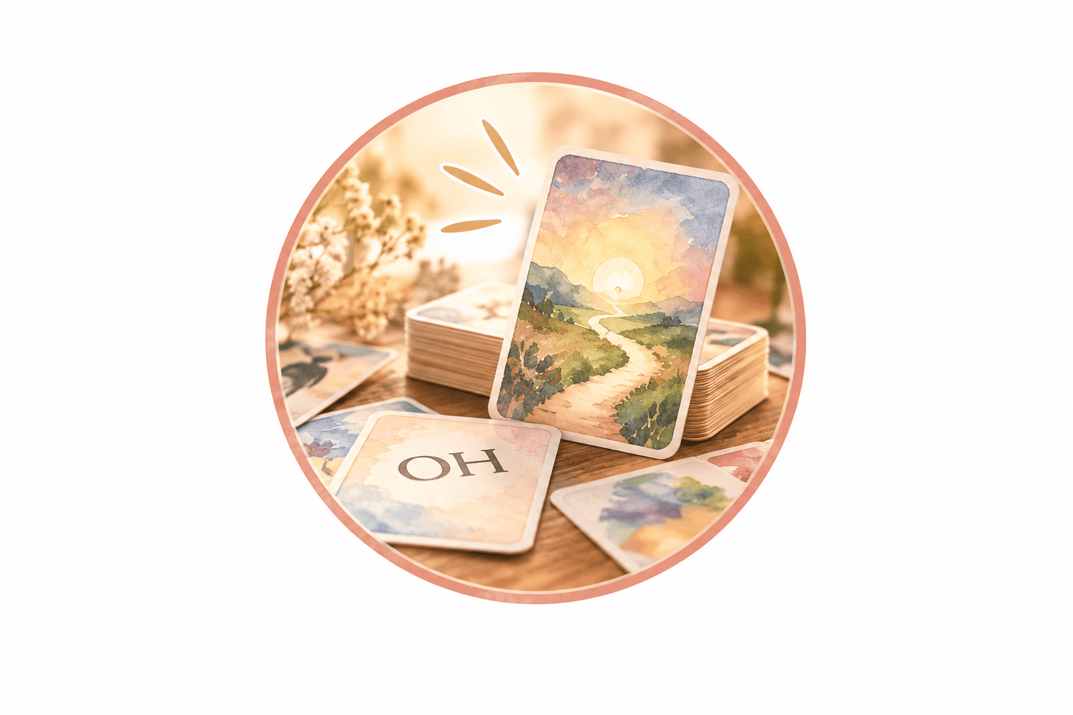 Cartas OH asociativas para explorar imágenes, palabras y significados