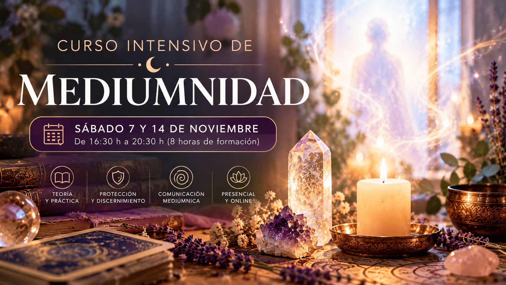 Curso Intensivo de Mediumnidad en EON Formación Barcelona
