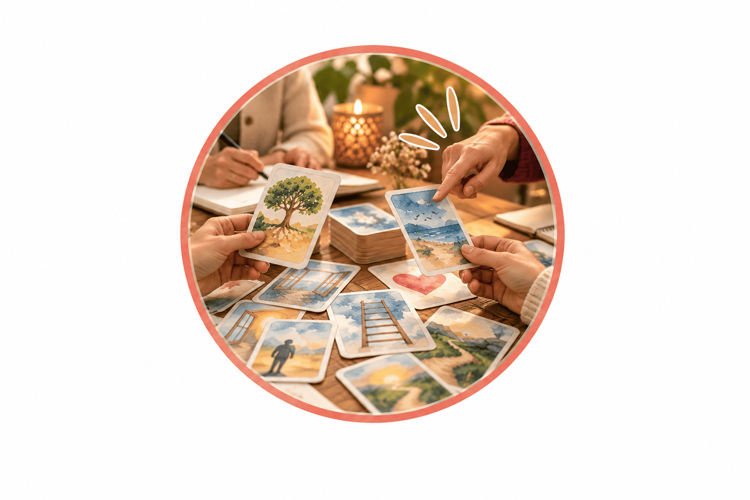 Práctica con Cartas OH para aprender diferentes formas de utilizarlas